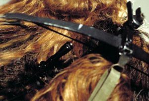 A publicity shot of the bowcaster from Empire/Jedi era.