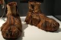 Photo of some Chewbacca feet taken at the Power of Costume Exhibit.