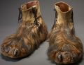 Photo of some Chewbacca feet from pages 45 thru 47 of the Star Wars Costumes book.