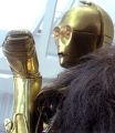 A screenshot of the See-Threepio puppet from The Empire Strikes Back.